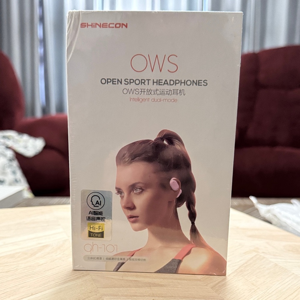 OWS Open Sport Earbud Headphones - White